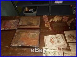 Richter's Anchor Block Lot, Set, Collection, 1896, Instructions, All Pictured