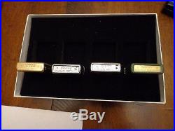 Roseart Company Set Of 4 Zippo Lighters Mint In Box All 20/55 Limited Edition
