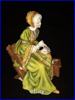 Royal Doulton 6 Wives Of King Henry VIII Porcelain Figurines Set All Mint