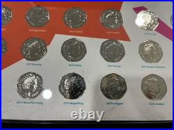 Royal Mint 2012 Olympic Coins & Pins Only Collection Mirror Finish COA Boxed