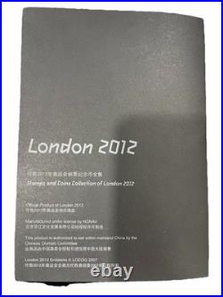 Royal Mint 2012 Olympic Coins & Pins Only Collection Mirror Finish COA Boxed
