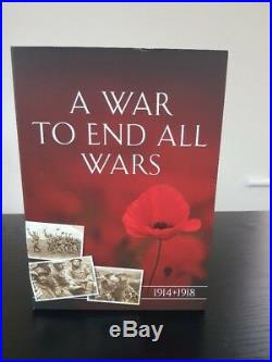 Royal mint. A War to end all wars Five coin collection. Complete set. WW1