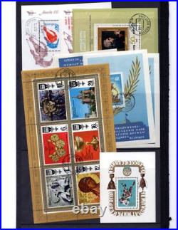 Russia 1970-1980 Large Collection Of 105 Souvenir Sheets, Mint & Used, All Nh