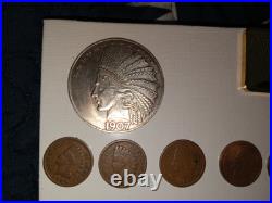 S1800/s1900 Huge Collection Of Uncirculated Coins. All Worth A Lil Fortune