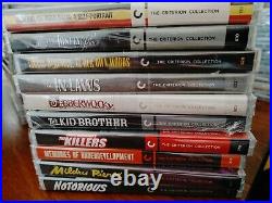 SEALED Criterion Collection Blu Ray Lot (30) Criterion Lot Bundle All Brand New