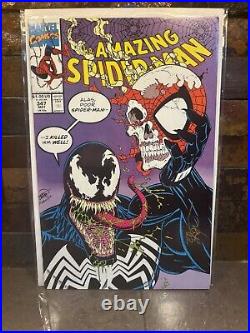 SIGNED ERIK LARSEN Spiderman First Print 345-347 ALL MINT