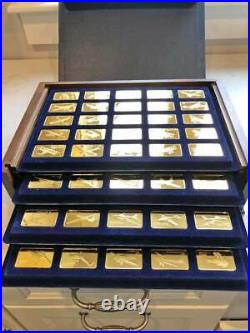 SO RARE! ALL DOCS! Franklin Mint Jane's Medallic 100 of World's Great Aircraft