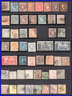 SPAIN 1862-1950s COLLECTION OF 400+ MINT & USED INCLUDES BLOCKS OF 4 ALL SCANNED