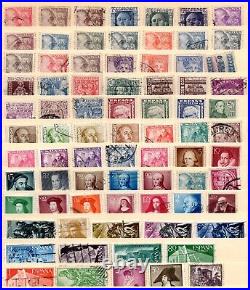 SPAIN 1862-1950s COLLECTION OF 400+ MINT & USED INCLUDES BLOCKS OF 4 ALL SCANNED