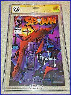 SPAWN #1 2 3 4 5 CGC 9.8 SS SIGNED McFARLANE LOT ALL NM/MT WHITE PAGES NEW SLABS