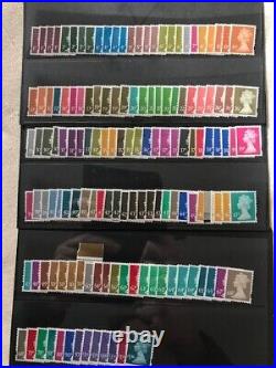 SPECIALISED MACHIN COLLECTION Y1667-Y1745 COMPLETE inc. ALL PRINTINGS 139 Stamps