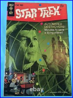 STAR TREK #1,2,3,4,5,6,7,8,9 LOT of 9! ALL F+ or better! Gold Key (1967)