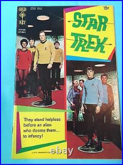 STAR TREK #1,2,3,4,5,6,7,8,9 LOT of 9! ALL F+ or better! Gold Key (1967)