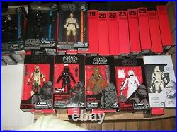 STAR WARS 6 THE BLACK SERIES Huge lot of 36 Exclusives etc. All sealed