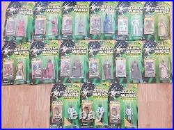 STAR WARS Lot Of 27 Action Figures POWER OF THE JEDI Collection 1 & 2 Hasbro