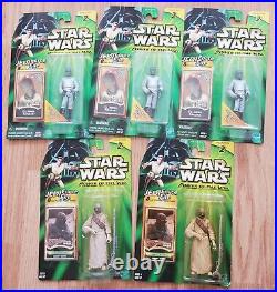 STAR WARS Lot Of 27 Action Figures POWER OF THE JEDI Collection 1 & 2 Hasbro