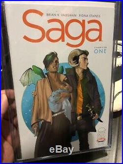 Saga 1 2 3 4 5 6- 48 all 1st Prints Image Comics BKV lot set run not complete 54