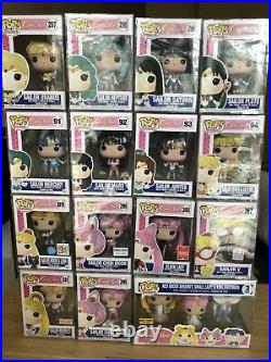 Sailor Moon Funko Pop! LOT of 15 / All in Protectors