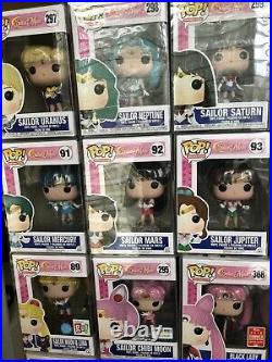 Sailor Moon Funko Pop! LOT of 15 / All in Protectors