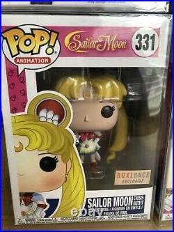 Sailor Moon Funko Pop! LOT of 15 / All in Protectors