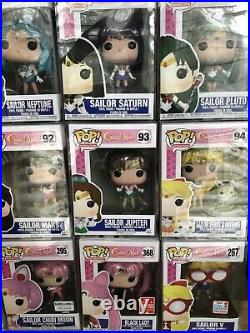 Sailor Moon Funko Pop! LOT of 15 / All in Protectors