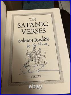 Salman Rushdie Signed Lot JSA LOA Midnight's Children Satanic Verses Shalimar