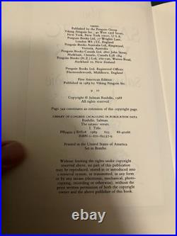 Salman Rushdie Signed Lot JSA LOA Midnight's Children Satanic Verses Shalimar