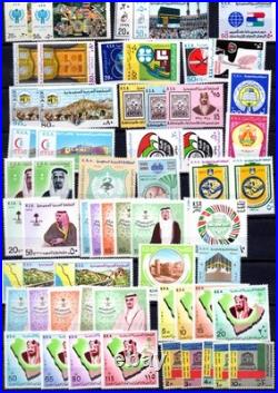 Saudi Arabia 1960 1980 Collection Of 48 Complete Sets All Mint Never Hinged