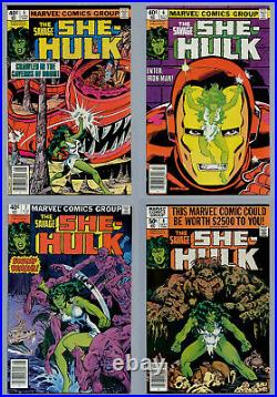 Savage She-hulk Lot A Complete Run 25 Bronze Age Comics #1-#25 All Newsstand Vf