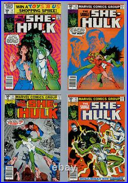 Savage She-hulk Lot A Complete Run 25 Bronze Age Comics #1-#25 All Newsstand Vf