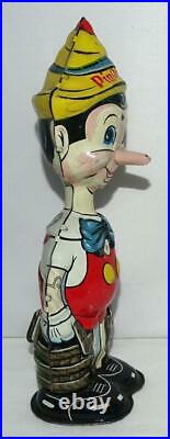 Scarce All Original Boxed Setn. Mint Disney1939 Pinocchio Marx Tin Wind-up Toy