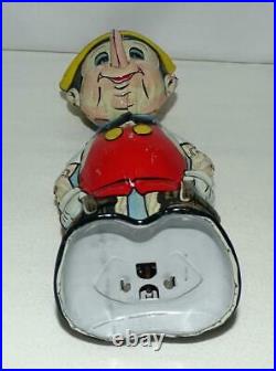 Scarce All Original Boxed Setn. Mint Disney1939 Pinocchio Marx Tin Wind-up Toy