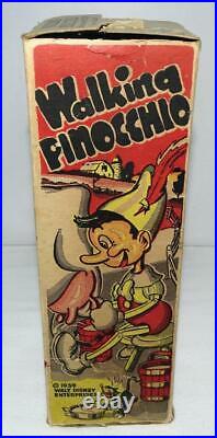 Scarce All Original Boxed Setn. Mint Disney1939 Pinocchio Marx Tin Wind-up Toy