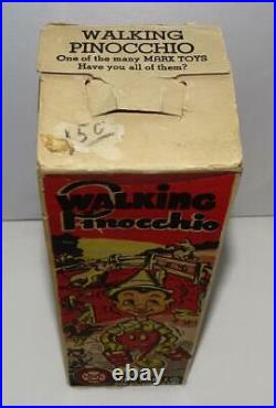 Scarce All Original Boxed Setn. Mint Disney1939 Pinocchio Marx Tin Wind-up Toy