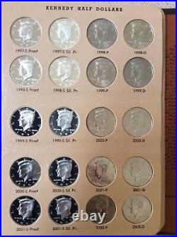 Set / Collection Kennedy Halves 1964 2017 PDSS complete all Bu and proof 182 pcs