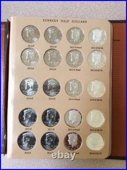 Set / Collection Kennedy Halves 1964 2017 PDSS complete all Bu and proof 182 pcs