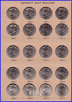 Set / Collection Kennedy Halves 1964 2022pd complete all BU 110 Coins No Proofs