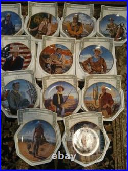 Set Of 12 JOHN WAYNE mint Condition with Certificates Authentication