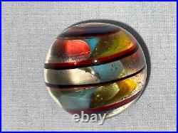 Set of 8 Contemporary Handmade Swirl Marbles. All are 1.5 +/. Mint Condition