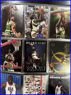 Shawn Kemp 86 Card Collection Rookies, Inserts, Refractor, Etc All Mint
