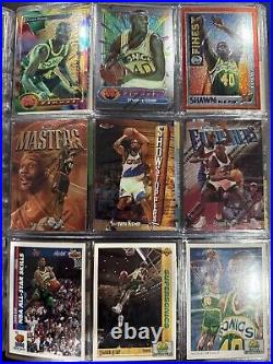 Shawn Kemp 86 Card Collection Rookies, Inserts, Refractor, Etc All Mint