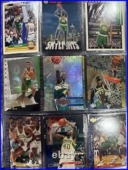 Shawn Kemp 86 Card Collection Rookies, Inserts, Refractor, Etc All Mint