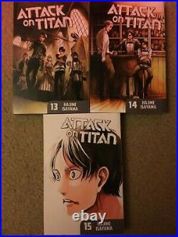 Shingenki no Kyojin/Attack on Titan Manga LOT VOL. 1-21 ALL LIGHTLY READ