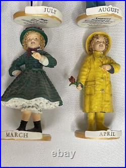 Shirley Temple Calendar Figurines Danbury Mint 2001