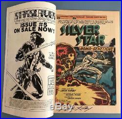 Silver Star 1-4 / #1 Signed By Jack Kirby / All Near Mint