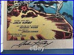 Silver Star 1-4 / #1 Signed By Jack Kirby / All Near Mint