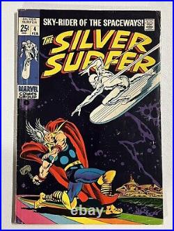 Silver Surfer Lot Silver Age Comics 1 3 4 Keys All Included 14 Book? 1968