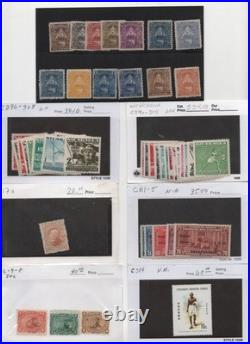 South America 1867-1960 Large Collection In Sets & Singles Almost All Mint