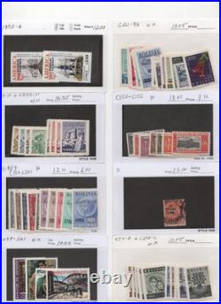 South America 1867-1960 Large Collection In Sets & Singles Almost All Mint
