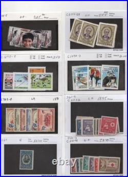 South America 1867-1960 Large Collection In Sets & Singles Almost All Mint